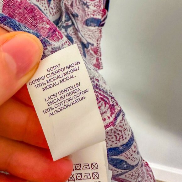 Lucky Brand Plus Size Floral Printed Ruffle Top - NWT! - Picture 13 of 13